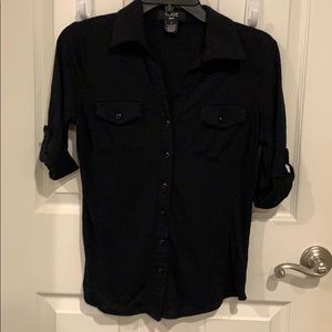 Verve Ami Elbow Length Button Up